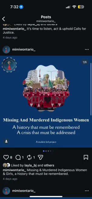 Campaign post: Missing And Murdered Indigenous Women